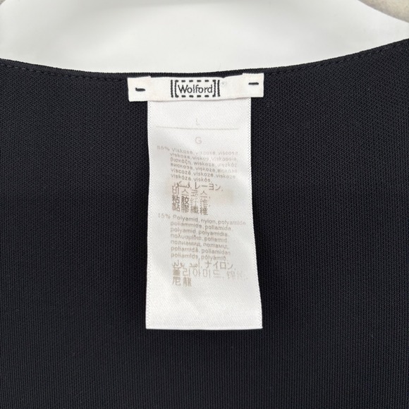 Wolford Black Long Sleeve Open Front Cardigan Sz L Pockets Travel Oversized - Picture 2 of 12